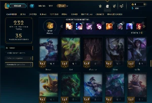 Unranked com 90 Champs e 26 Skins ( MAIN SUP ) - League of Legends LOL