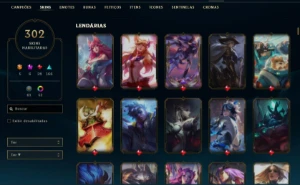 Conta LOL esmeralda iv +300 skins LVL473 - League of Legends