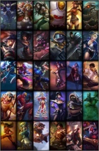 CONTA LEAGUE OF LEGENDS PLATINA V, 30 SKINS. LOL
