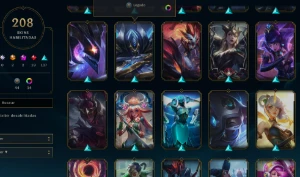 Conta Valorant (1k gastos) e LoL (208 skins e full champs)