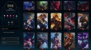 Conta Valorant (1k gastos) e LoL (208 skins e full champs)