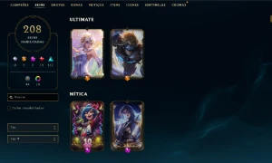 Conta Valorant (1k gastos) e LoL (208 skins e full champs)