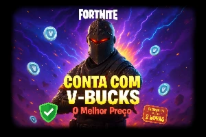 [FORTNITE] Conta com V-Bucks Barata, Segura e Entrega Rápida