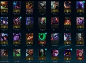 Acc LOL server BR: 53 skins (44.5k RP) 91 herois e 92 ícones - League of Legends