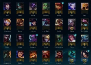 Acc LOL server BR: 53 skins (44.5k RP) 91 herois e 92 ícones - League of Legends