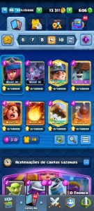 Conta com várias cartas Full - Clash Royale