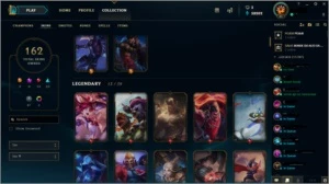 Conta De League of Legends - 162 skins (2 ultimates) LOL