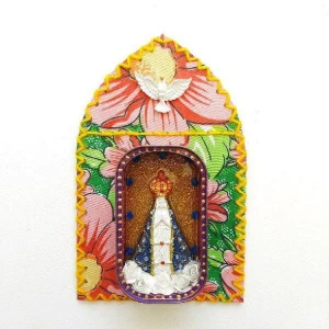 Capelinha de Lata "Nossa Senhora Aparecida" - Artesanato e Personalizados