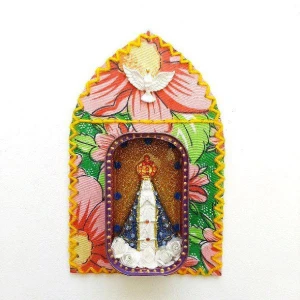 Capelinha de Lata "Nossa Senhora Aparecida" - Artesanato e Personalizados