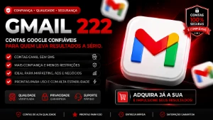 [Preço Único] Gmail Barato Sem Sms | Contas Prontas Para Uso - Emails