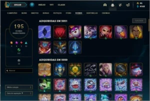 Conta League Of Legends - P1 - 130 Champs - 78 Skins LOL