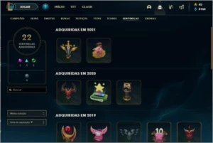 Conta League Of Legends - P1 - 130 Champs - 78 Skins LOL