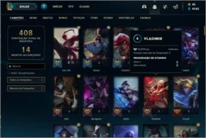 Conta League Of Legends - P1 - 130 Champs - 78 Skins LOL