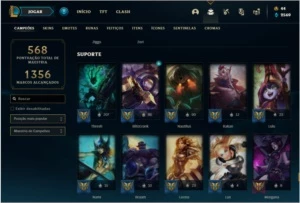 CONTA LOL COM MUITAS SKINS + VALORANT - League of Legends
