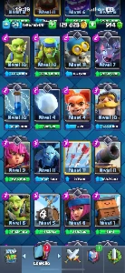 Conta Clash Royale - Lvl 34 - 4412 Trofeus - Cartas Upadas