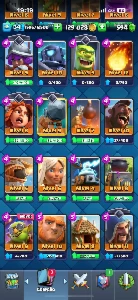 Conta Clash Royale - Lvl 34 - 4412 Trofeus - Cartas Upadas