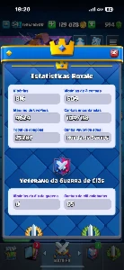 Conta Clash Royale - Lvl 34 - 4412 Trofeus - Cartas Upadas