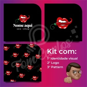 Logomarca pra Sex Shop Kit Promocional Pré Pronto! - Outros