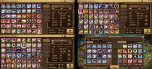 Summoners War Global com Artamiel Rica Tiana Verad Laika