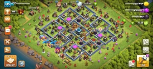 Conta recém cv13 muros todos nível 13, - Clash of Clans