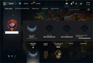 Conta prata 1 com 149 Champs e 85 Skins - League of Legends LOL