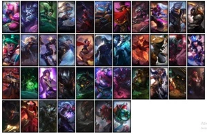 Conta prata 1 com 149 Champs e 85 Skins - League of Legends LOL
