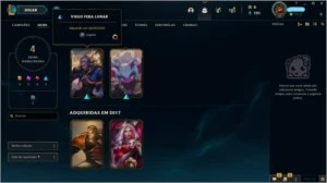 League of legends conta a venda LOL