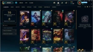 League of legends conta a venda LOL