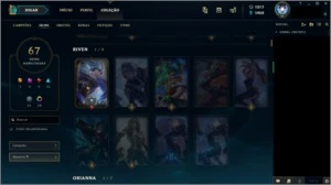 Conta LOL 2013 - Platina 3 1200 RP - League of Legends