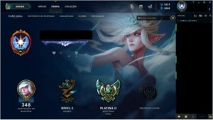 Conta LOL 2013 - Platina 3 1200 RP - League of Legends