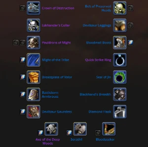 Nightslayer- Level 60 warrior pronto para jogar (com QSR!!) - Blizzard