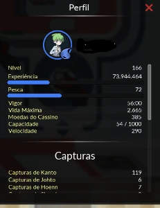 Vendo Account Com Dois Char Upados –  Cosmic  Barato!! - PokeXGames PXG