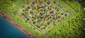 Conta Clash Of clans CV14 TOP com muitos enfeites que nunca