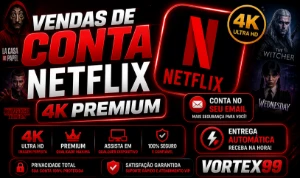 Exclusivo: Netflix 4K+ Gb (privado 30 Dias) - Assinaturas e Premium