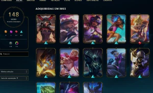 conta lol 148 skin diamante no tft