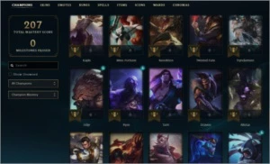 CONTA LOL GOLD 4 75 CAMPEÕES 58 SKINS - League of Legends