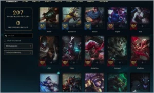 CONTA LOL GOLD 4 75 CAMPEÕES 58 SKINS - League of Legends