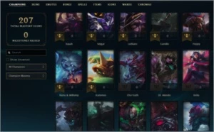 CONTA LOL GOLD 4 75 CAMPEÕES 58 SKINS - League of Legends