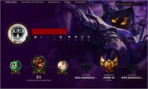 Conta League of Legends - Gold III LOL
