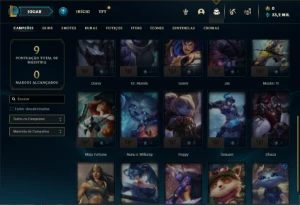 Conta Platina 2 com 25 Champs e 1 Skin - League of Legends LOL