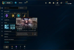 Conta Platina 2 com 25 Champs e 1 Skin - League of Legends LOL