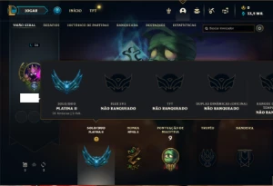 Conta Platina 2 com 25 Champs e 1 Skin - League of Legends LOL