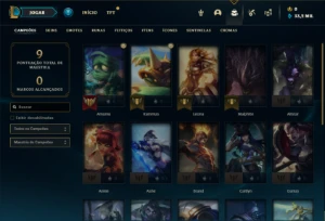 Conta Platina 2 com 25 Champs e 1 Skin - League of Legends LOL