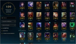CONTA LEAGUE OF LEGENDS, OURO 3, 30 CAMPEÕES, POR 120 REAIS LOL