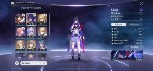 Conta Genshin AR 55 + Nahida e BIS + Alhaitham + Star Rail - Genshin Impact