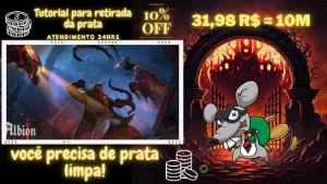 Vendo Prata Farmada Open World Limpa! + Brindes! - Albion Online