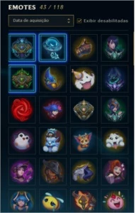 Plat 4. S9 - D4 - Todos Champ. 240 skin. 40 sentinela - League of Legends LOL