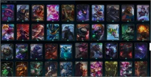 Plat 4. S9 - D4 - Todos Champ. 240 skin. 40 sentinela - League of Legends LOL