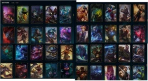 Plat 4. S9 - D4 - Todos Champ. 240 skin. 40 sentinela - League of Legends LOL
