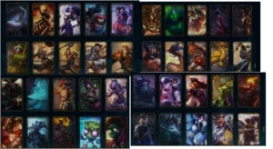 Plat 4. S9 - D4 - Todos Champ. 240 skin. 40 sentinela - League of Legends LOL